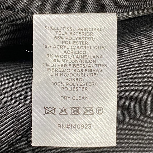 Loft Houndstooth Shacket Shirt Jacket Women's XS Black White Button Front Pocket - Picture 8 of 12